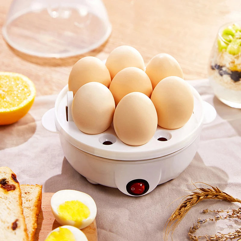 Norvo | Elektrisk eggkoker og damper – Kompakt multifunksjonsenhet for perfekte egg og dampet mat