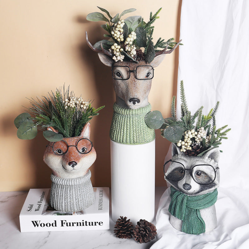 Resin Animal Flower Pot | Norvo