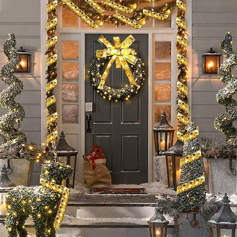 Norvo | Bånd Juletrær dekorative lys