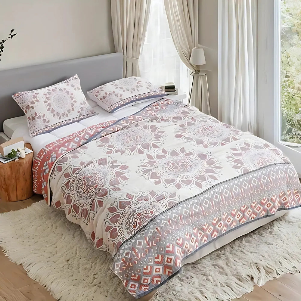Norvo | Lunara Floral Cotton Comfort Blanket