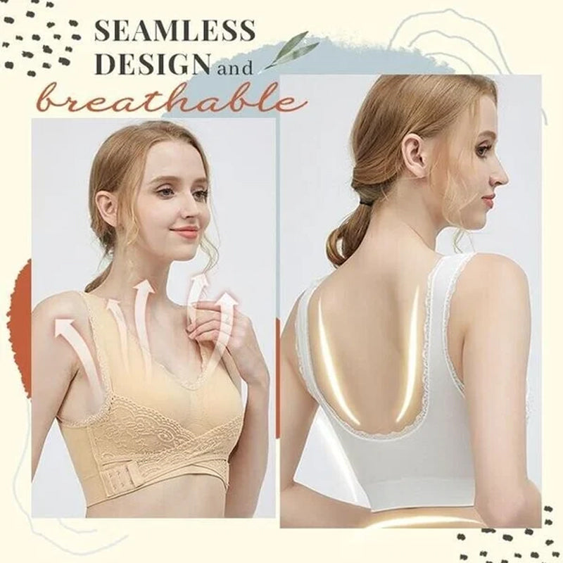 Norvo | Front Cross-Side Buckle Lace Bh