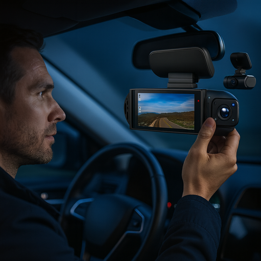 Norvo | Dash Cam Dual Camera 1080p Natt Syn Wide Angle Bil DVR