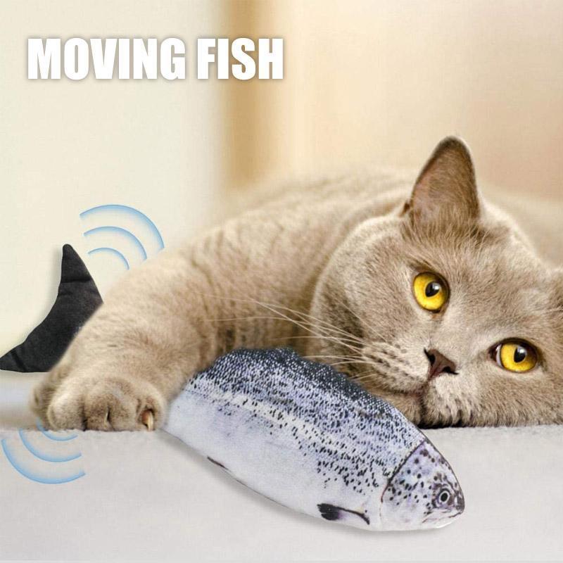 Norvo | Plush Simulation USB Charging Cat Fish Toy