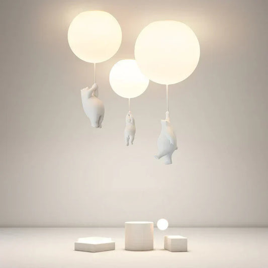 CloudBear – Lekende Barneromslampe med Ballong