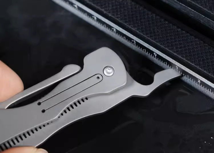 Norvo | Rent Titan Folding Comb - Anti-Statisk Reise Massasje Kam