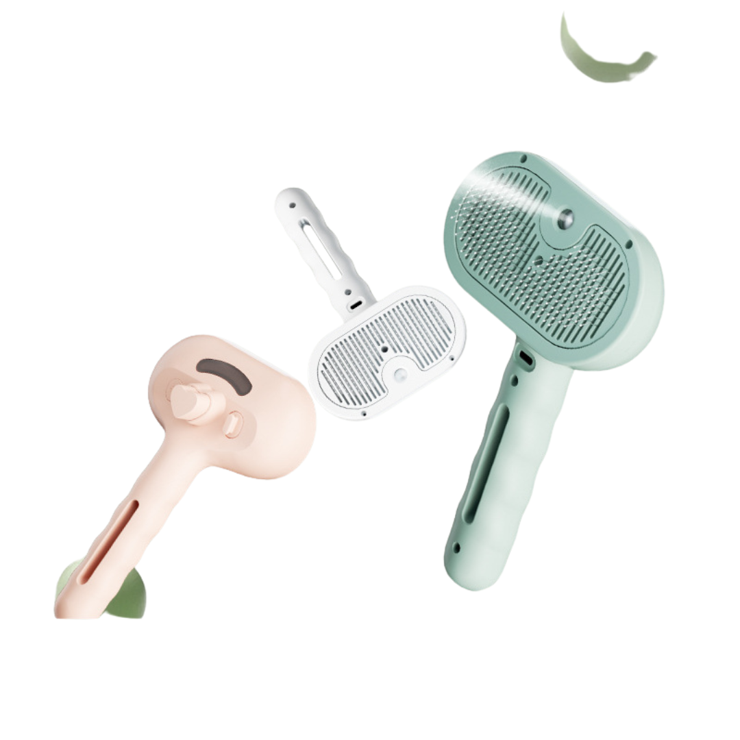 Norvo | Pet Steam Brush for Gentle Grooming Cats and Dogs