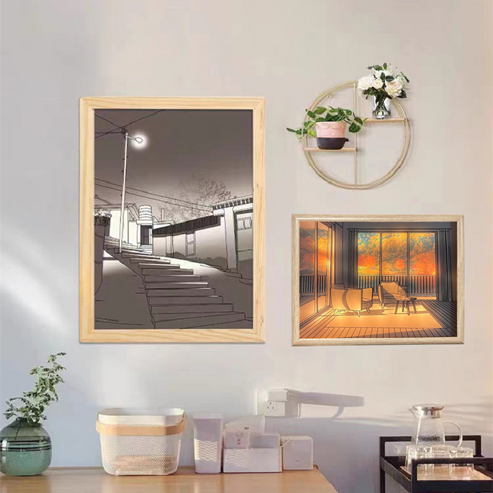 Norvo | Kreativ DIY Sollys Maleri Nattlampe