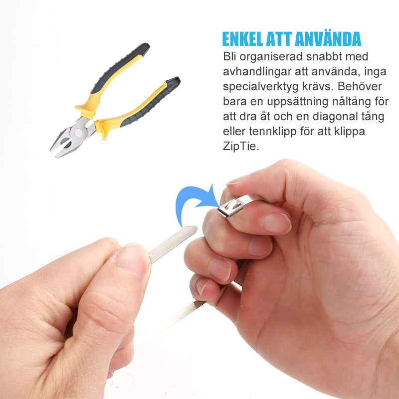 Norvo | Multifunksjonelt Tension Band Metall (100 stk)