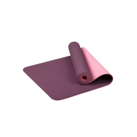 Norvo | TPE Yogamatte Antiskli Dobbel Lag Trenings- og Pilatesmatte med Bæreveske