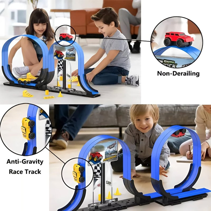 Norvo | Anti-gravity skinnebil pedagogisk sammensett leketøy DIY