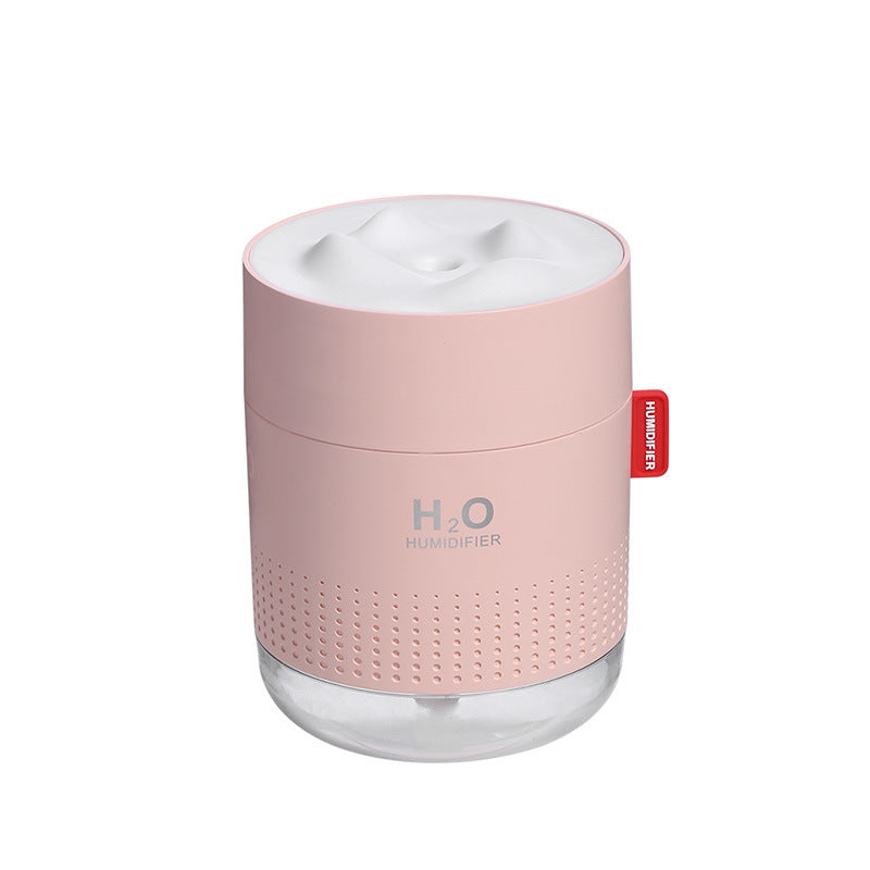 Norvo | USB Ultralyd Stille Luftfukter, med Delikat Spray, To Lystilstander, 500ml Vannbeholder og Anti Tørrbrenning Beskyttelse, for Søvn, Arbeid, Studier og Mer
