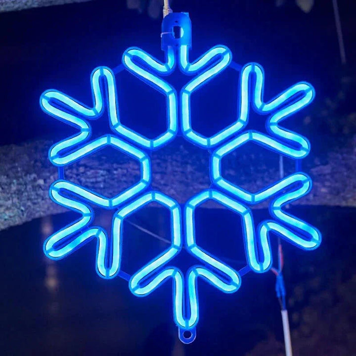 Norvo | SnowGlow - Frosted Snowflake LED lys for Vinter Eleganse