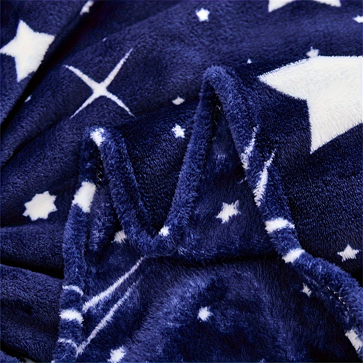 MeteorFleece – Myk Fleece Teppe med Meteor Mønster Norvo