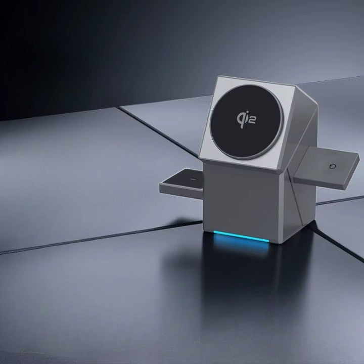 Norvo | Power Hub Roterende Stasjon 3i1 Trådløs Lader