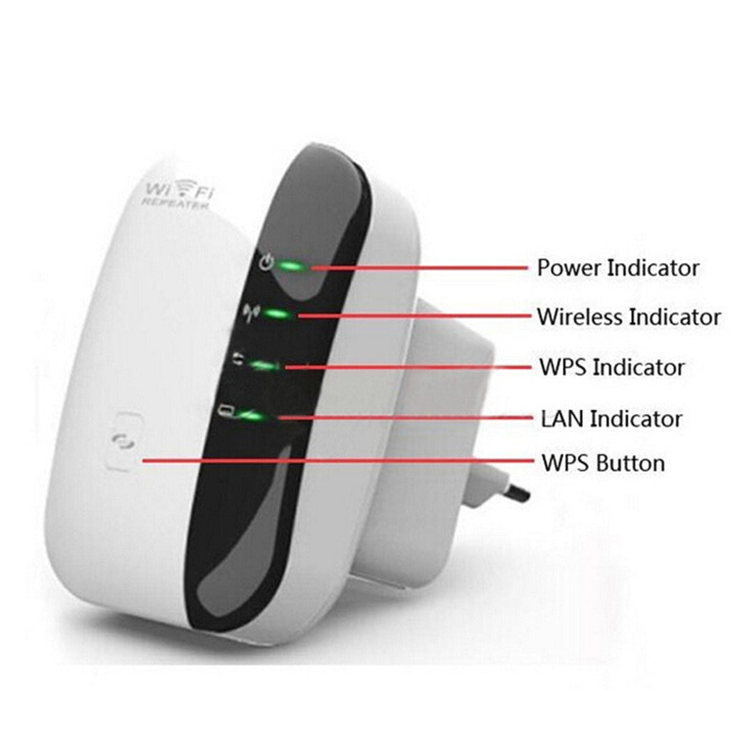 Norvo | 3 Modeller Trådløs WiFi Repeater WiFi Rekkeviddeforsterker 300Mbps Signalförsterker 802.11N/B/G Booster Repetidor WiFi Reapeter