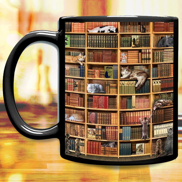 Kat Bok Elsker Keramisk Kaffe Krus | Norvo