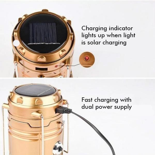 Norvo | 3-i-1 LED Sol Campinglampe