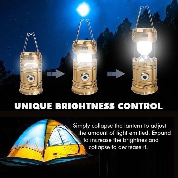 Norvo | 3-i-1 LED Sol Campinglampe