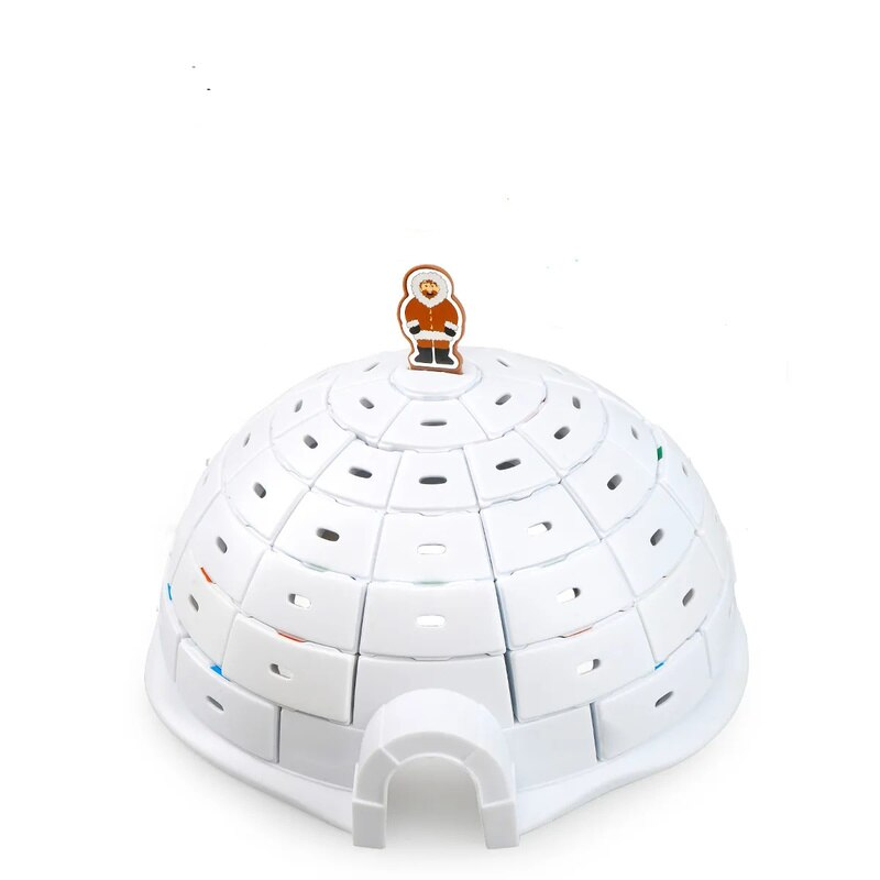 Norvo | Igloo Bricks | Slipp løs din indre glede med dette pingvinbrettspillet! - Stimulerer moro og strategisk tenkning