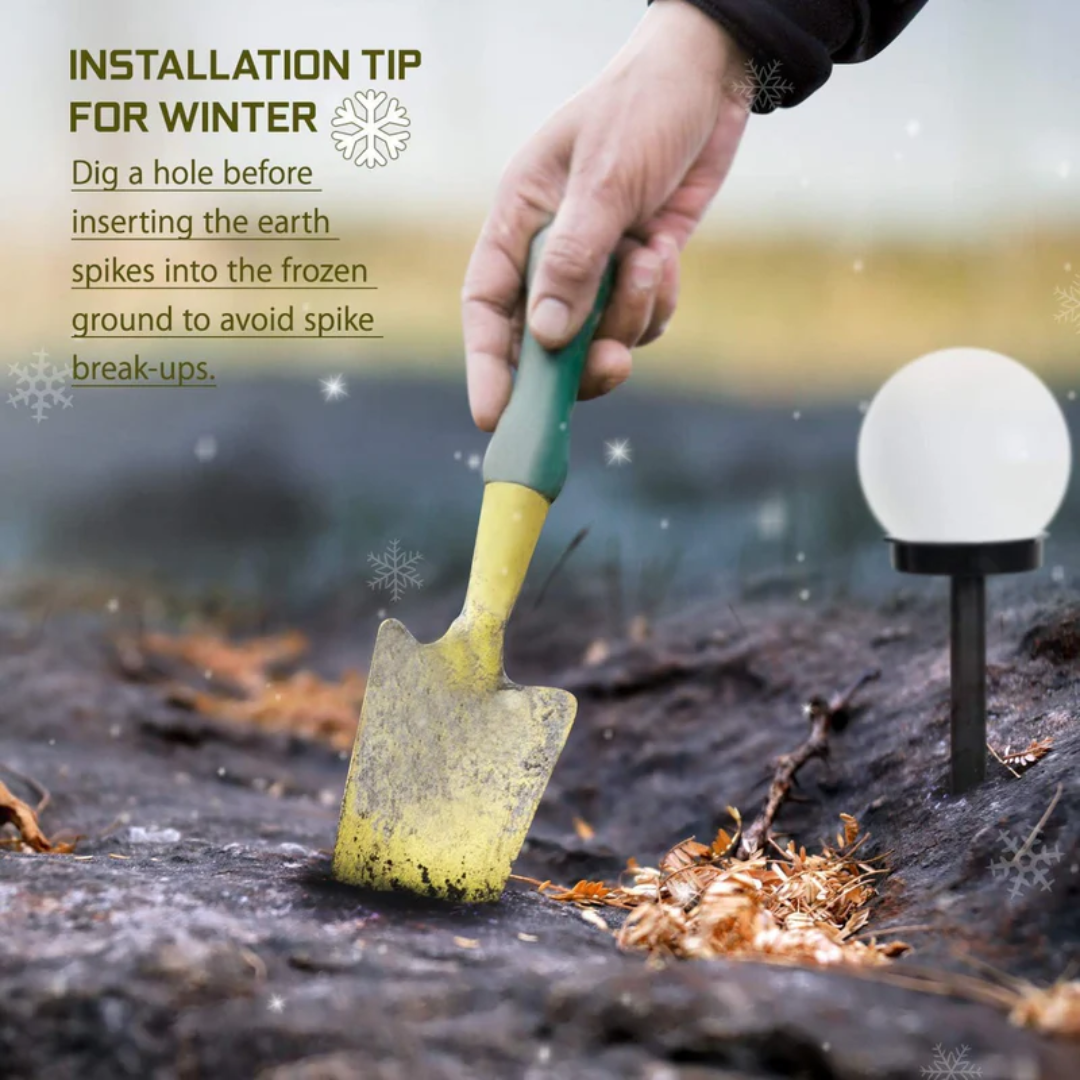 Frendorf | 3 Deler Vanntette LED Solarbelegg Hagebelysning - SunLuxe Kuler