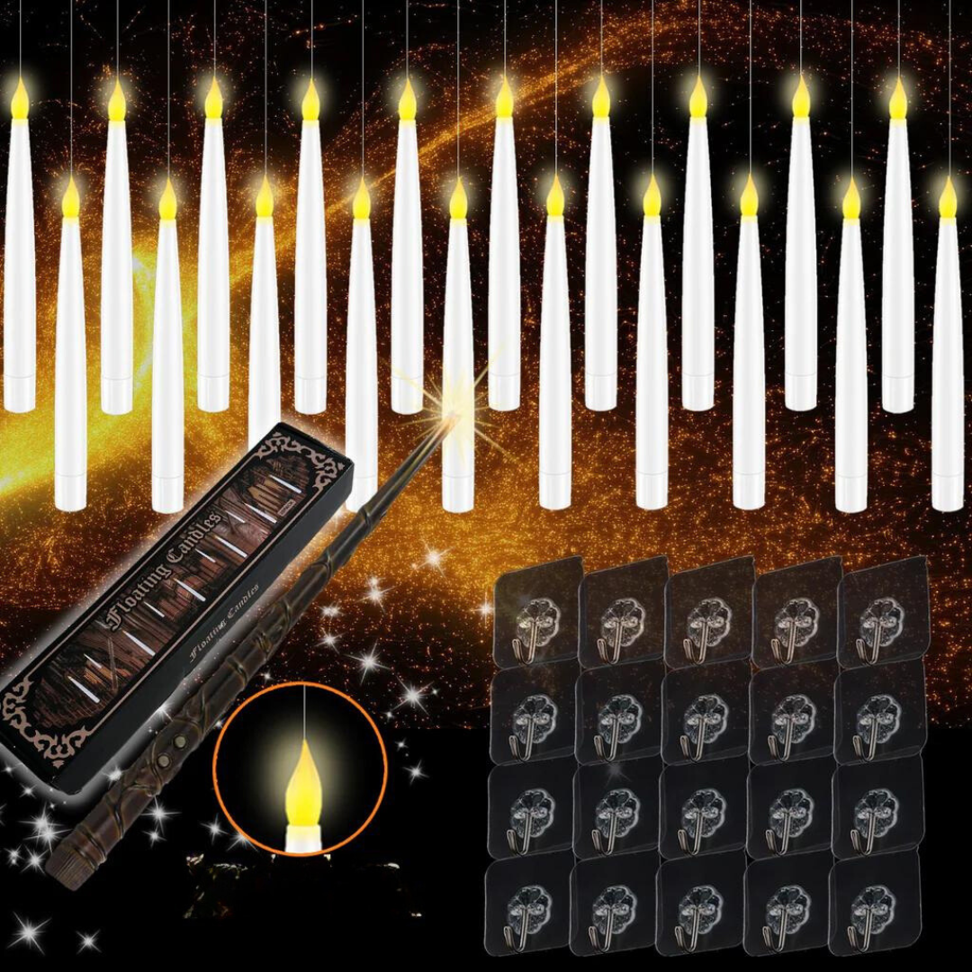 Norvo | Flytende LED-lys - MagicGlow - Inspirert av Harry Potter - Skap en magisk atmosfære