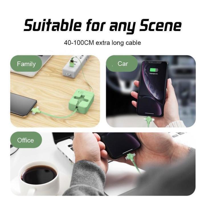 Norvo | 4-i-1 Data Kabel Telefon Stativ