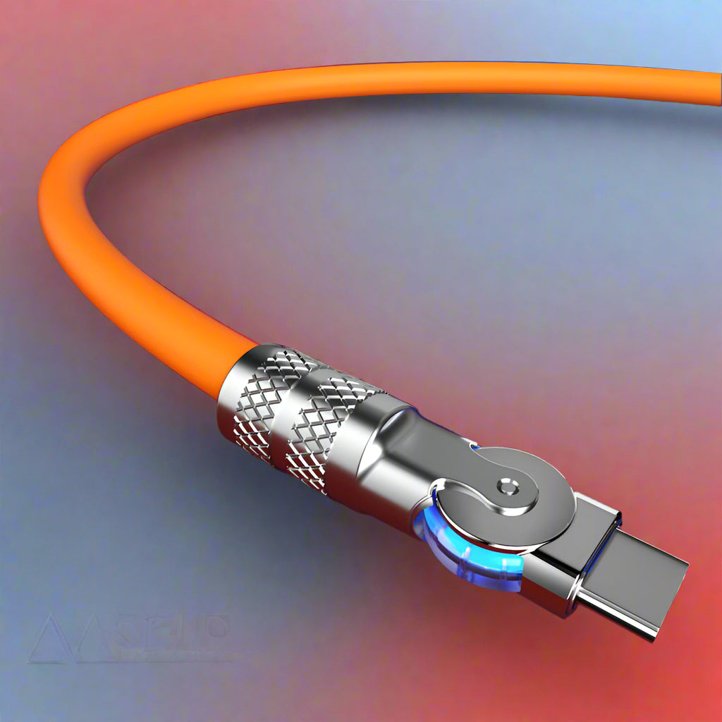 Norvo | 180° Anti-Break Hurtigladnings Datakabel (120W)