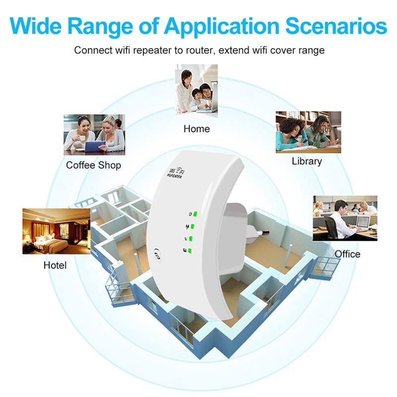 Norvo | 300Mbps Trådløs WiFi Repeater WiFi Forsterker WiFi Forsterker Wi Fi Lang Signalrekkevidde Utvider Wi Fi repeater 802.11N Tilgangspunkt
