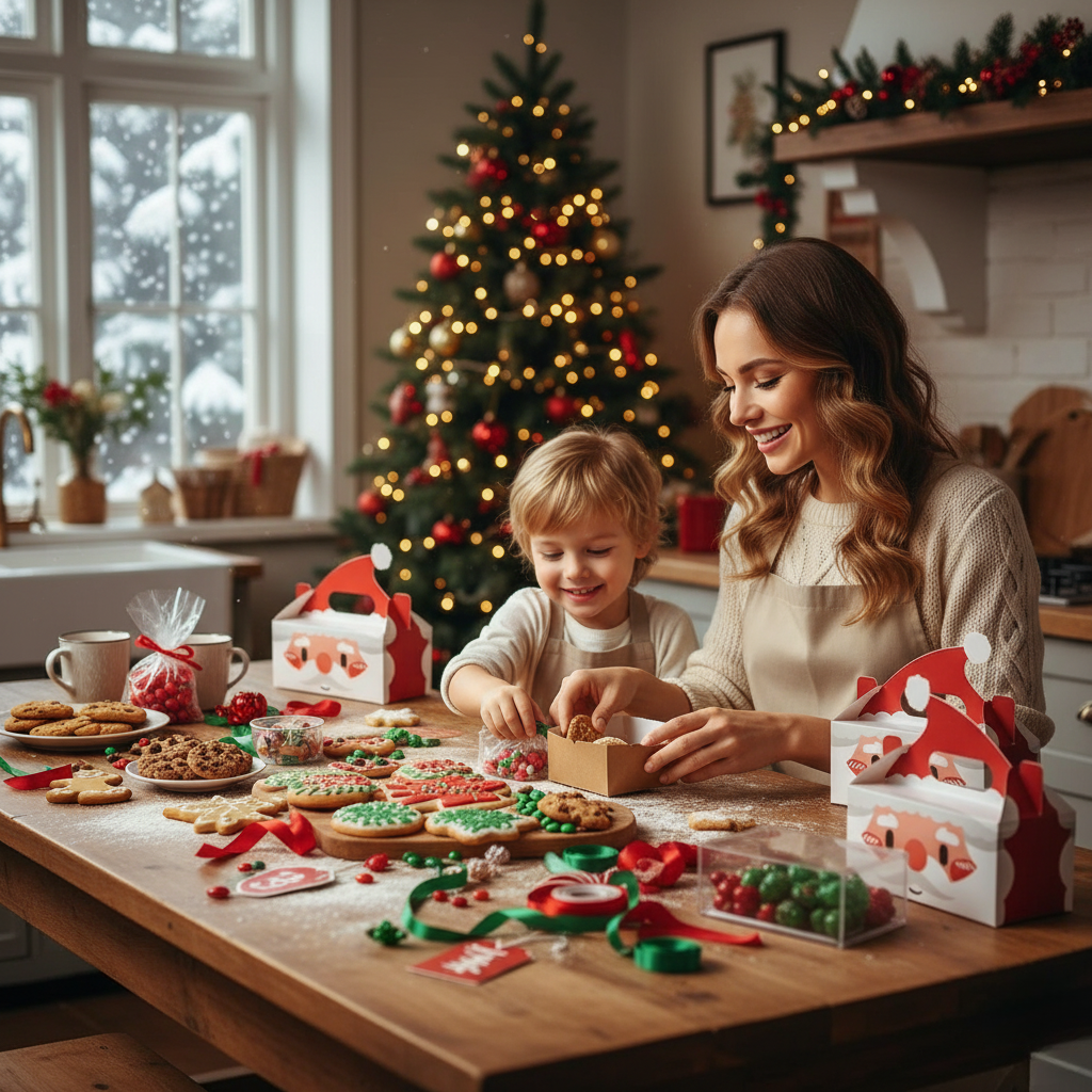 Norvo | 8-delers julegaveeske for småkaker, godteri og julegodteri