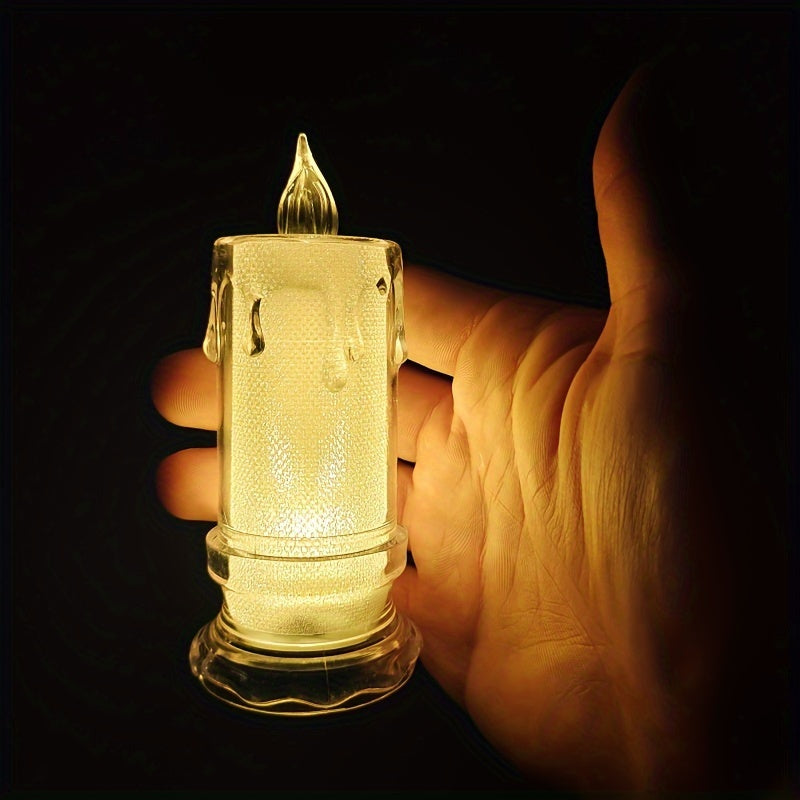 Romantisk LED Lysestake Sett – Atmosfærisk Belysning for Innendørs Norvo