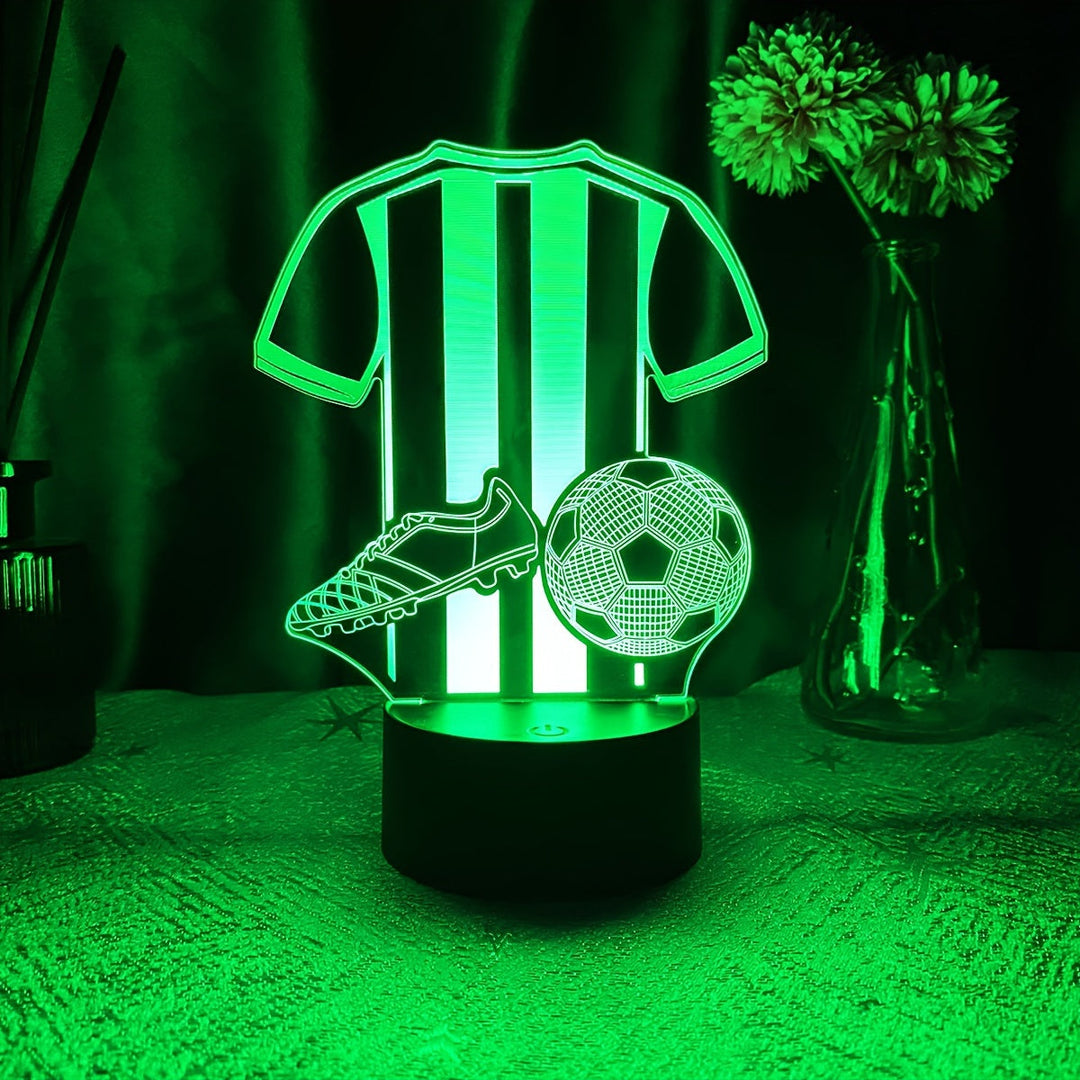 SportGlow Lampe - 3D LED Nattlys for Fotballfans Norvo