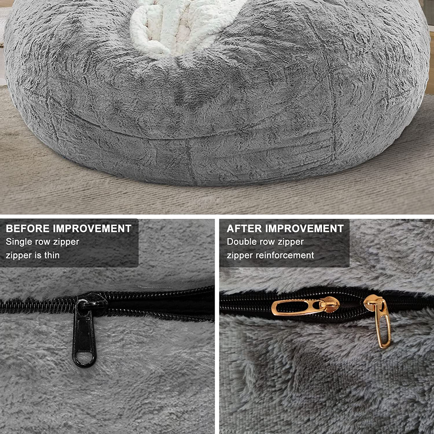 Norvo | Bean Bag Cover 5ft Svart