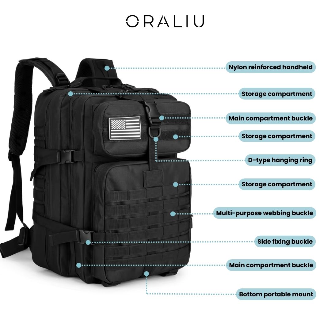 Norvo | Nød taktisk ryggsekk – Vanntett, essensiell for overlevelse