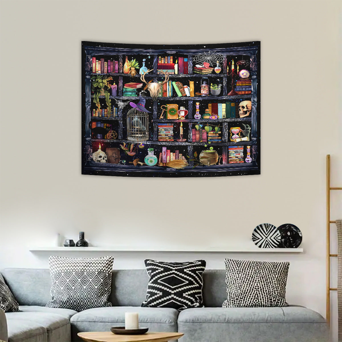 Norvo | Skeleton Horror Halloween Veggteppe