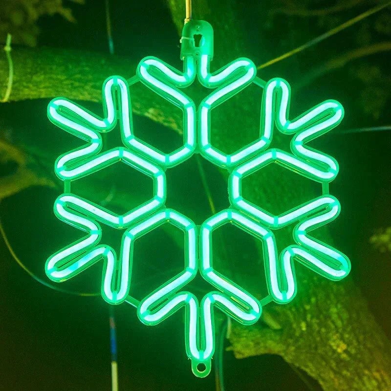 Norvo | SnowGlow - Frosted Snowflake LED lys for Vinter Eleganse