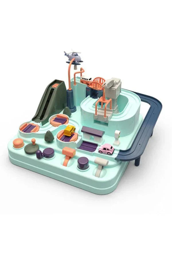 Norvo | RescueTrack Eventyrsett – Utdannende Redningskjøretøy Leketøy for Småbarn