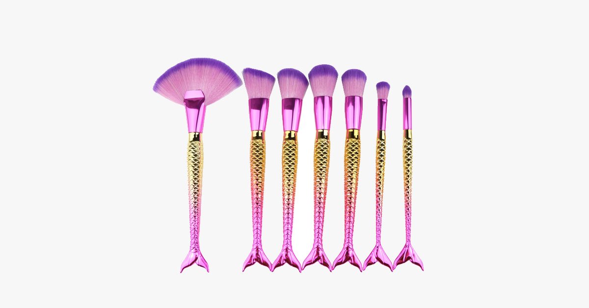 Norvo | Stort Fan Havfrue Hale Børstesett