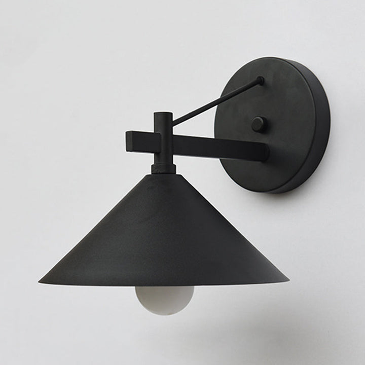 Industriell Metall Kjegle Vegglampe Vintage | Norvo