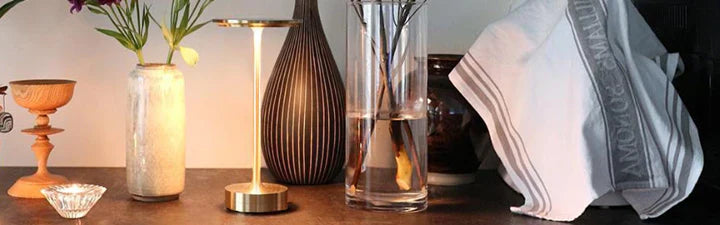 Norvo | Trådlampe - Dimbar & Oppladbar Vanntett Skrivebordslys