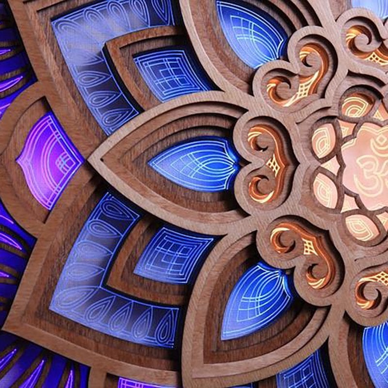 Norvo | Mandala Yoga Rom Nattlys LED