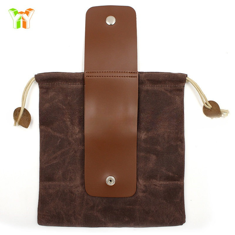 Norvo | Vokst lerret sammenleggbart soppsekk med slitesterk design