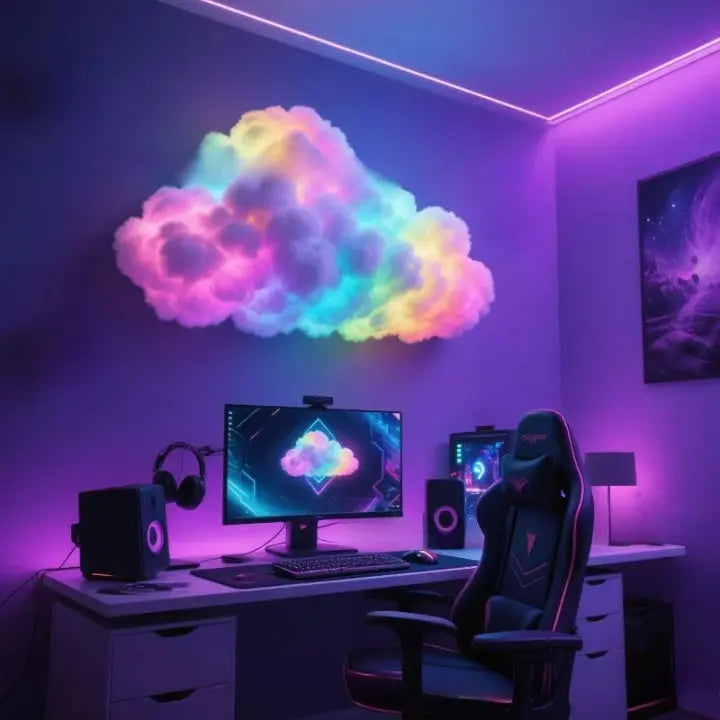 Norvo | LED Cloud Magic Light — Fordyp deg i magisk ro og fortryllende øyeblikk av velvære