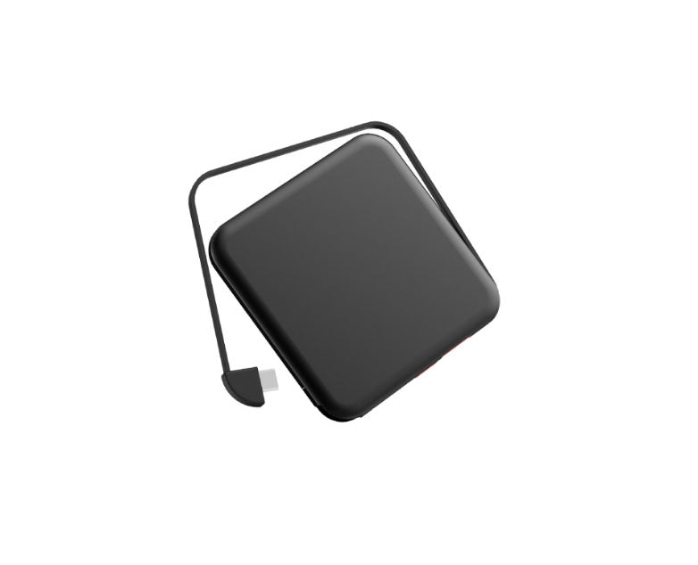 Norvo | Tinier & Thinner Solenergi Power Bank med 3-i-1 Skjult Kabel