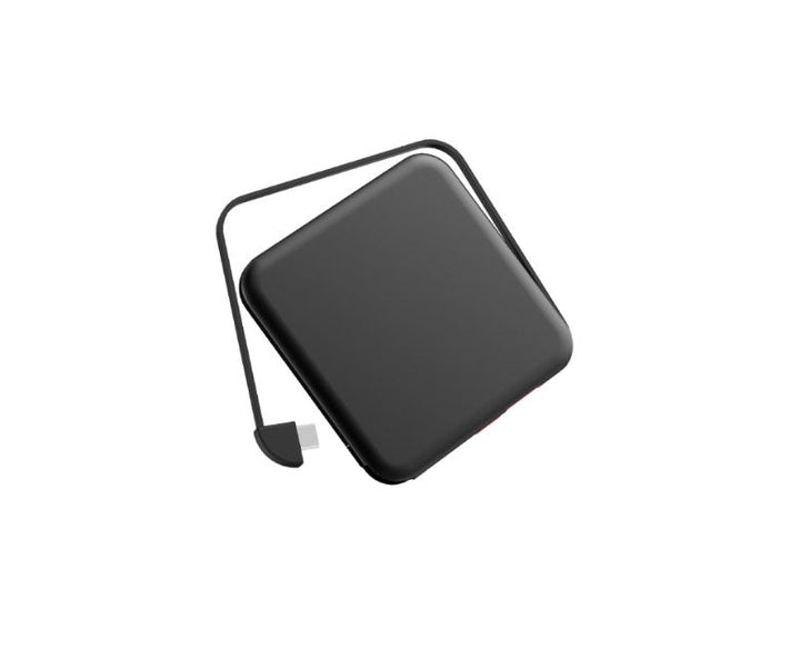 Norvo | Tinier & Thinner Solenergi Power Bank med 3-i-1 Skjult Kabel