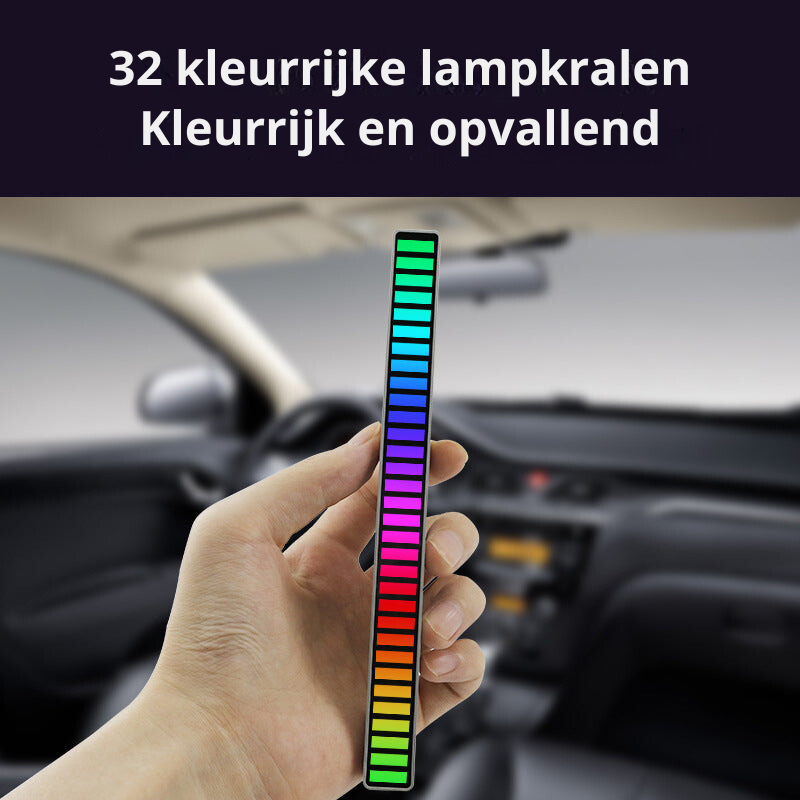 Norvo | Smart Lydaktivert RGB Lyslist | Musikk Synk LED Ambient Belysning