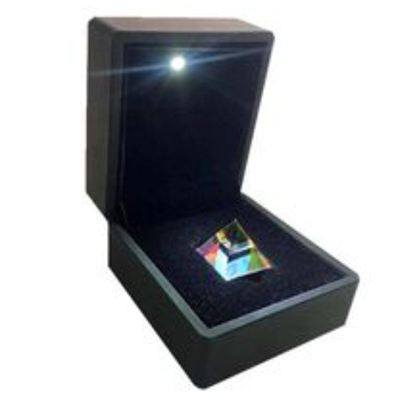 Norvo | Krystallprisme med LED gaveeske, for undervisning, lek, fotografering