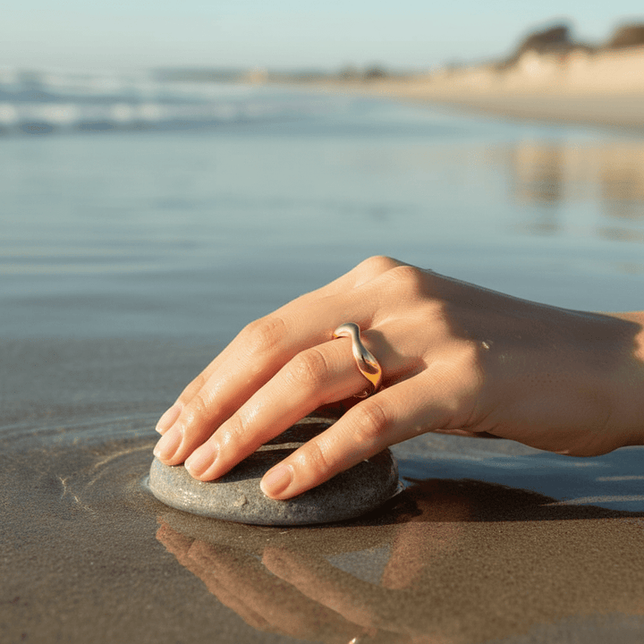 Norvo | Justerbar Ring med Havdesign