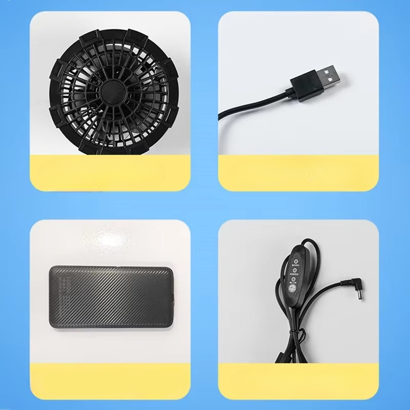 Norvo | Bærbar kjøleviftevest med USB-oppladbart luftsystem for menn og kvinner