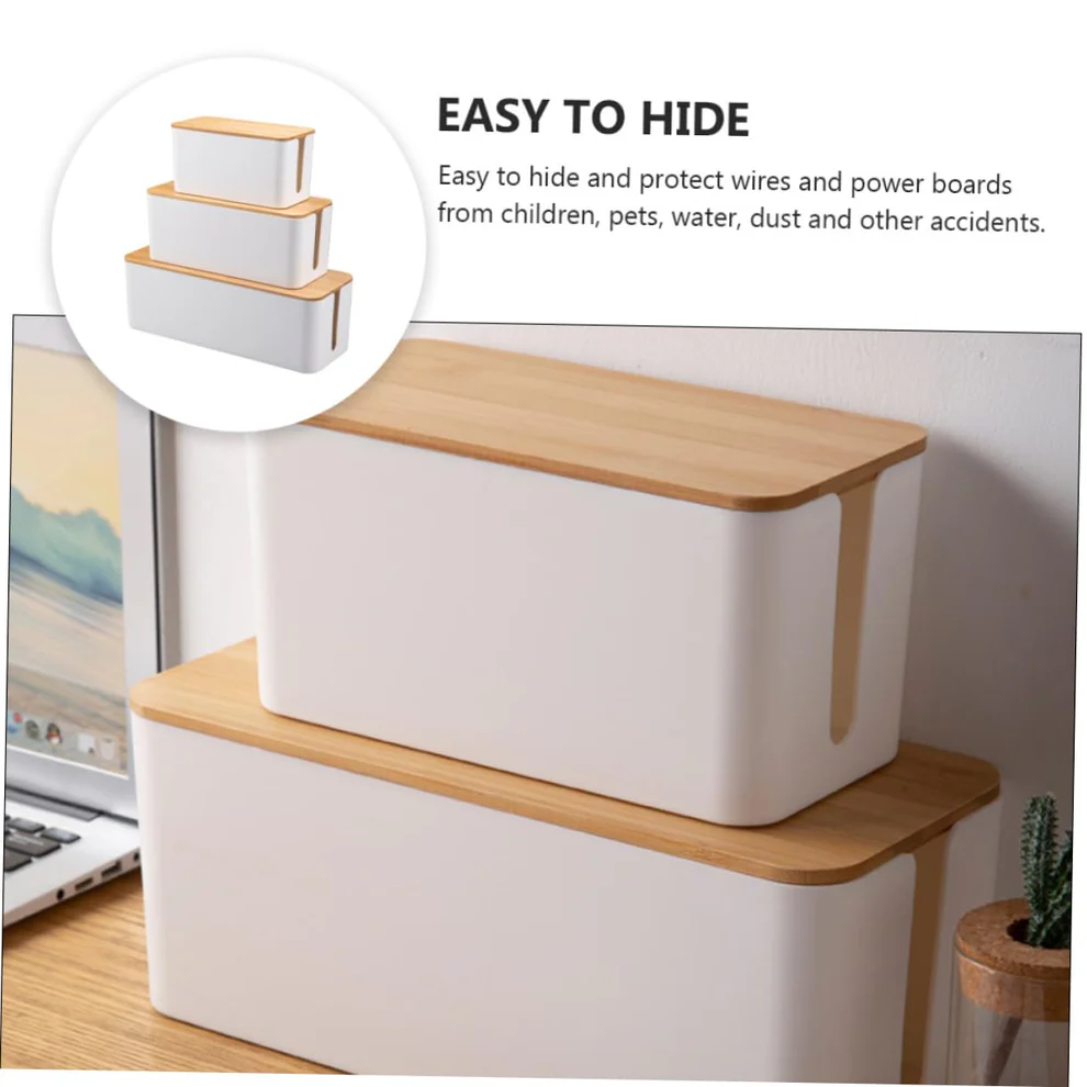 Norvo | Ledning Organiser Boks for Ryddig Kabelhåndtering