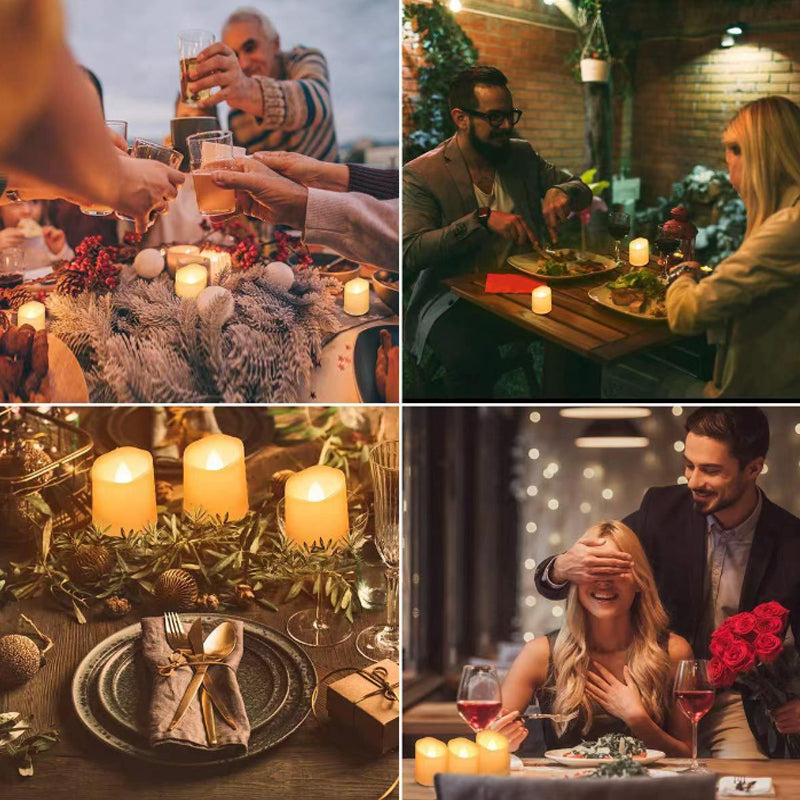 Norvo | Fjernkontroll Fargerik Elektronisk Stearinlys